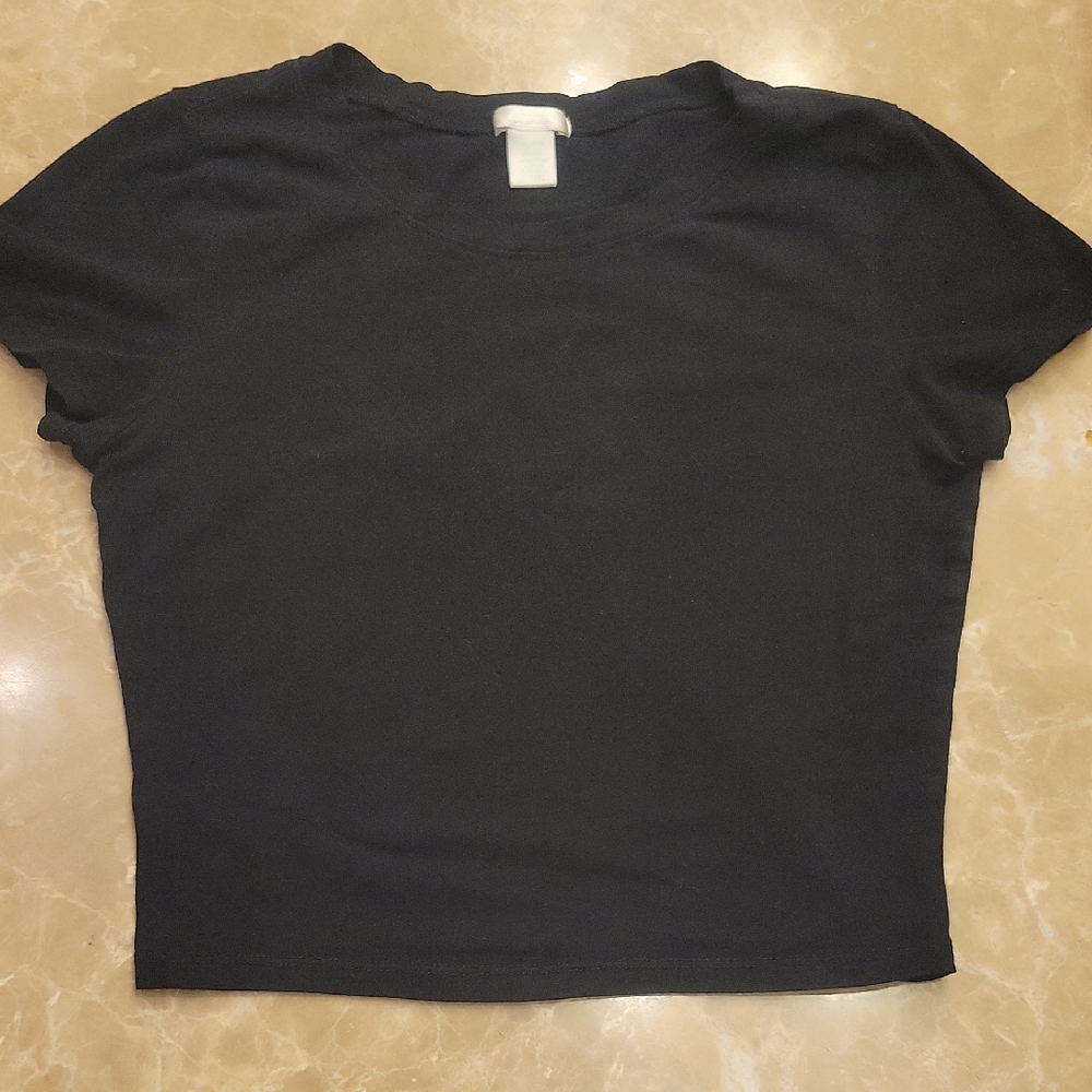 Bozzolo Classic Black Short Sleeve Tee, M